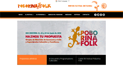 Desktop Screenshot of poborinafolk.es